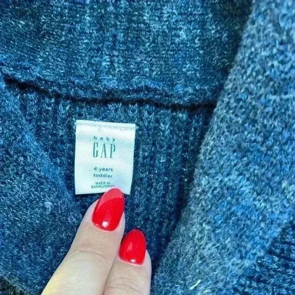 Baby Gap Toddler Boy “Grandpa” Sweater SZ 4 - Picture 2 of 3